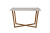 Стол обеденный прямоугольный белый (искусственный мрамор) 33FS-DT19F335-BBS