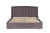 Кровать Odry с подъемным механизмом и бельевым ящиком лилово-серая