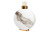 Ваза керамическая с крышкой белая (серый декор) 55RD4283L